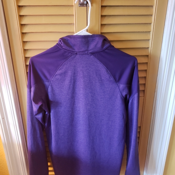 LSU Tigers Champion Elite 1/4 Zip Dry Fit Pullover Long Sleeve Shirt Women’s S - Picture 4 of 5